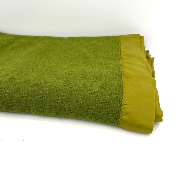 Faribo Pure Wool Blanket satin trim - Picture 1 of 9